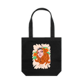 Black front flat lay