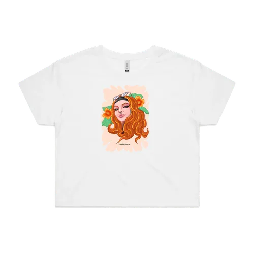 Isla Bell's Legacy Crop Tee – Premium Cotton Crop Top