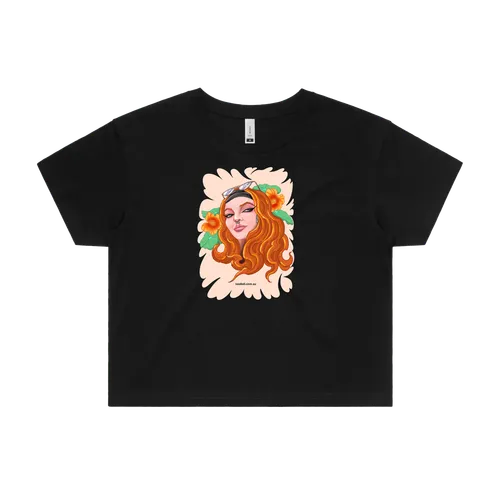 Isla Bell's Legacy Crop Tee – Premium Cotton Crop Top